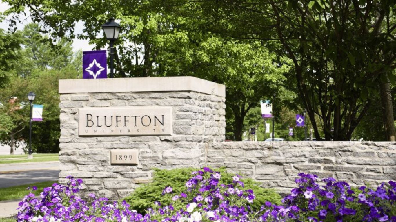 If you think of Bluffton University, which is in the middle of Ohio, you might first think of its busy college life and long history of learning.