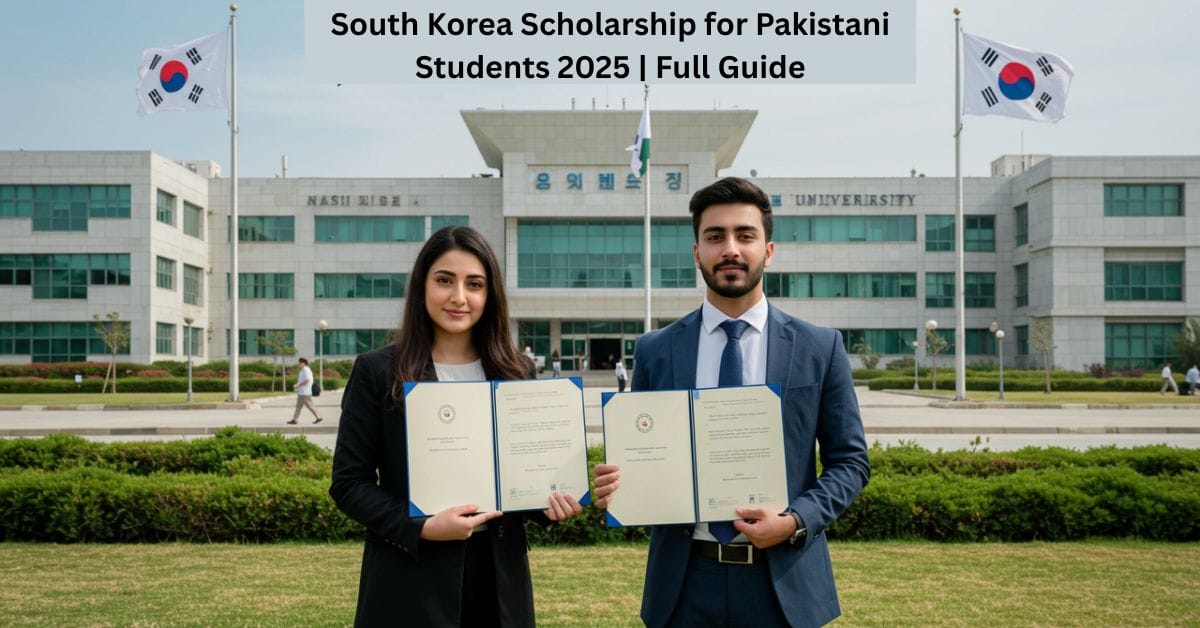 Pakistani students receive South Korea scholarship in 2025 at top Korean university