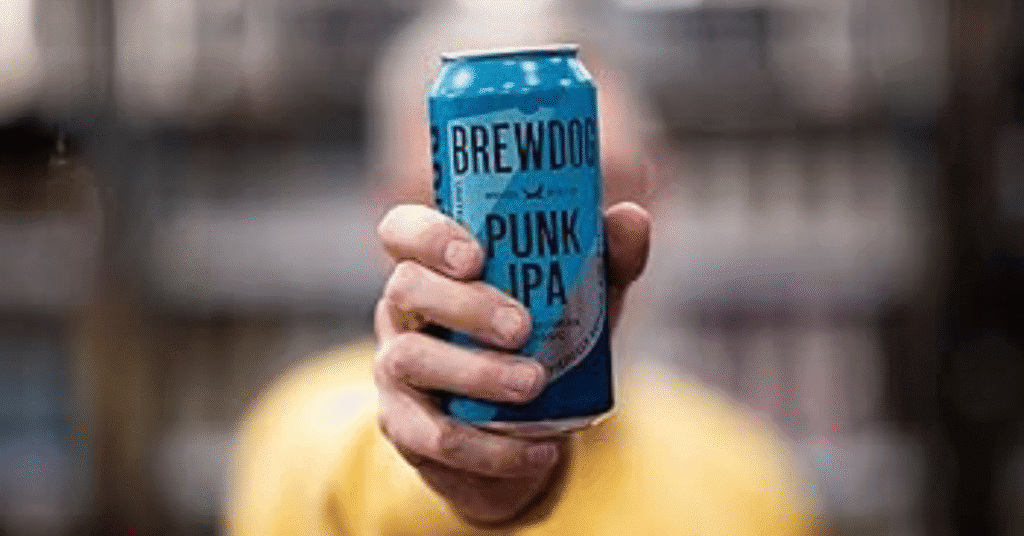 People enjoying BrewDog Punk IPA 2025 at an American BrewDog pub