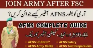 Female Pakistani Army Nurse Standing in Uniform – AFNS 2025