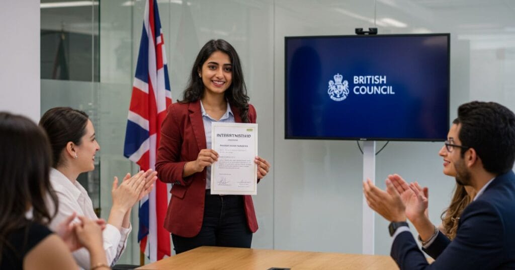 Pakistani student completes UK internship 2025 — British Council funded