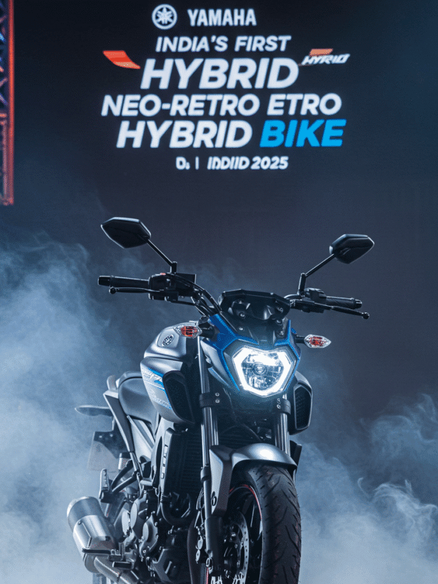 Yamaha FZ X Hybrid revealed at 2025 India launch event with spotlight