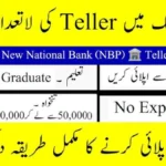 NBP Teller Jobs 2025 – Apply Online for National Bank of Pakistan Careers