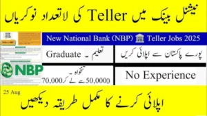 NBP Teller Jobs 2025 – National Bank of Pakistan cashier vacancies for fresh graduates