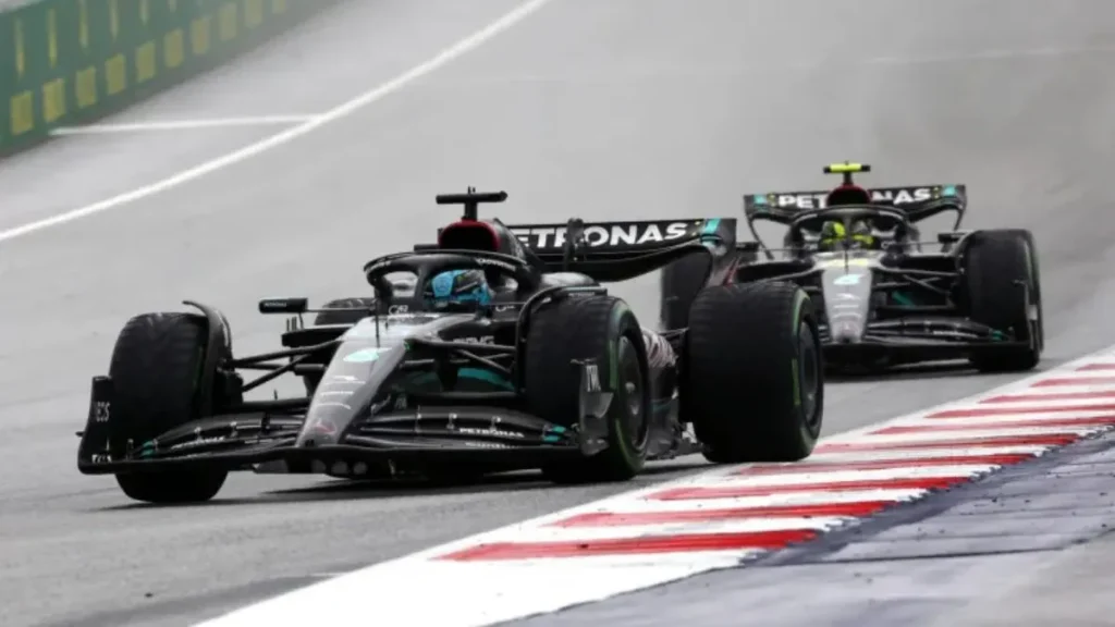 George Russell discusses Turn 14 error after Hungary GP qualifying 2025